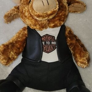 Motor Cycles Love to Ride bull plush